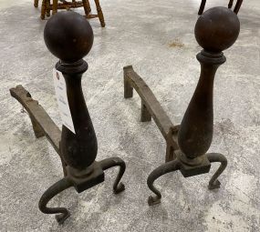 Pair of Antique Andirons