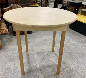 Hand Crafted Wood Lamp Table