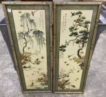 Two Oriental Panel Prints