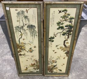 Two Oriental Panel Prints