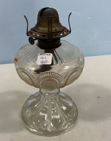 Vintage Glass Oil Lamp