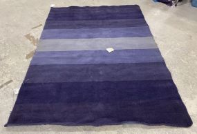 Tufted Loom Carpets India Blue Rug 5' x 7'6