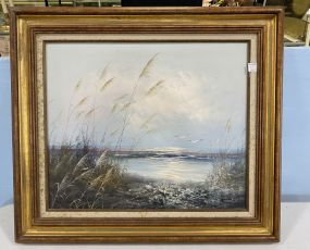 Seashore Giclee Print Framed