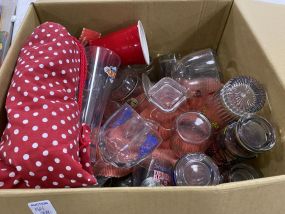 Box Lot of Drinking Glasses