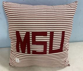 MSU Throw Pillow