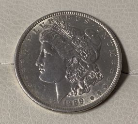 1889 Morgan Silver Dollar Fine