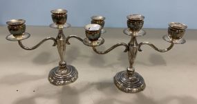 Pair of Sterling Candle Holders