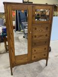 Antique Oak Chifferobe