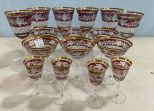 16 Crystal Stemware