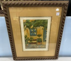 Dea Dea Baker Watercolor Framed