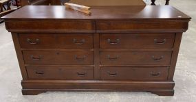 Modern Cherry Double Dresser