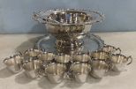 Silver Plate Punch Bowl