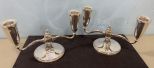 Pair of Fisher Sterling Weighted Candle Holders