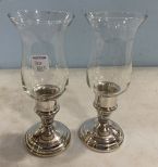 FB Rogers Silver Plate Candle Holders