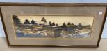 Signed James Josey Landscape Watercolor