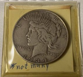 1934-D Peace Liberty Coin