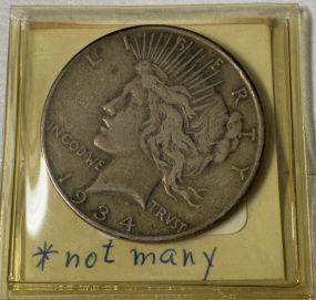 1934-D Peace Liberty Coin