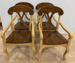 Four Prier 1 Imports Arm Chairs