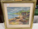 Laura Schoolar Pastel of Seaside