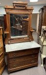 Antique Victorian Style Marble Top Dresser