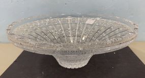 Crystal Etched Hobstar Round Bowl