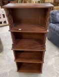 Late 20th Century Mahogany Book Shelf