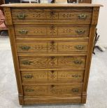 Victorian Style Oak Chest of Drawers