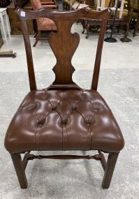 Antique Reproduction Mahogany Side Chair