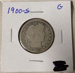 1900-S Barber Quarter