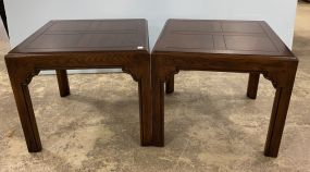 Two Henredon Four Centuries Side Tables