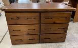 Modern Pine Double Dresser