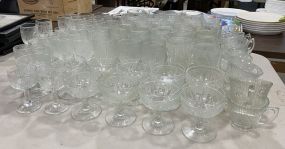 Large Group of Jeannette Iris Glassware