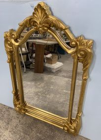 Antique Reproduction Gold Gilt Wall Mirror