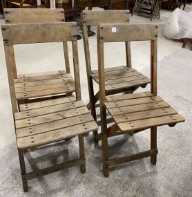 Hand Crafted V. Stokkum Vlijmen Folding Chairs