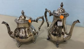 Oneida Silver Plate Coffee and Tea Pitchers