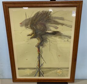 Signed & Number Eagle Print