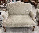 Ball-n-Claw Upholstered Settee