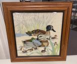 Marian Wassum 1979 Duck Needle Point Sampler