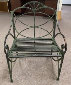 Metal Decorative Arm Chair