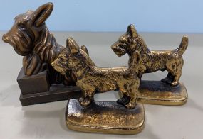 Scotty and Schnauzer Bookends