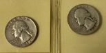 1956 and 1944 Washington Quarters