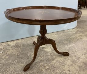 Mahogany Pedestal Round Table