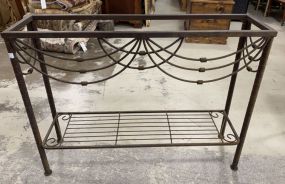 Wrought Iron Console Table