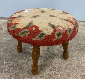 Vintage Woven Cushion Stool