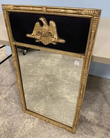 Antique Reproduction Gold Gilt Eagle Wall Mirror