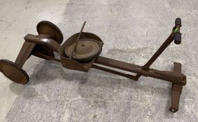 Vintage Metal Child's Pull Scooter