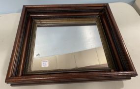 Wood Framed Mirror Plateau