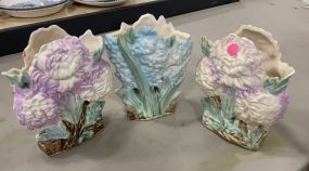 Three McCoy Pottery Vases