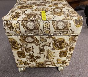 Upholstered Sewing Trunk