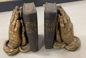 Prayer Hands Bookends